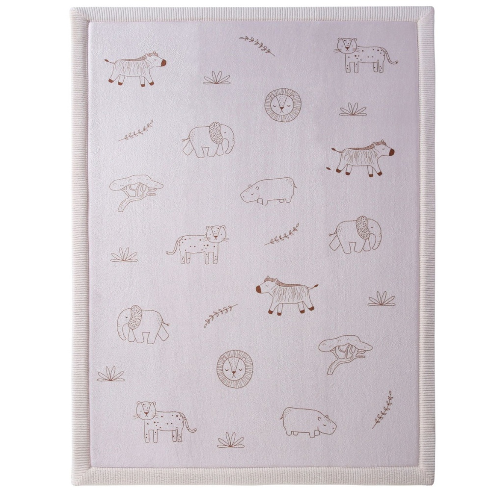 Hakuna Matte - CloudSoft Play Mat Carpet - Safari Animals 170 x 120 x 2.5 cm