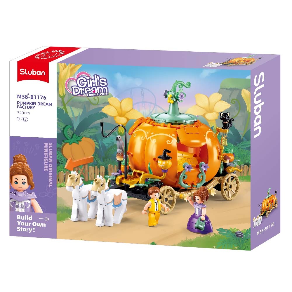 Sluban Building Set: Girls Dream - Pumpkin Carriage - 320pcs