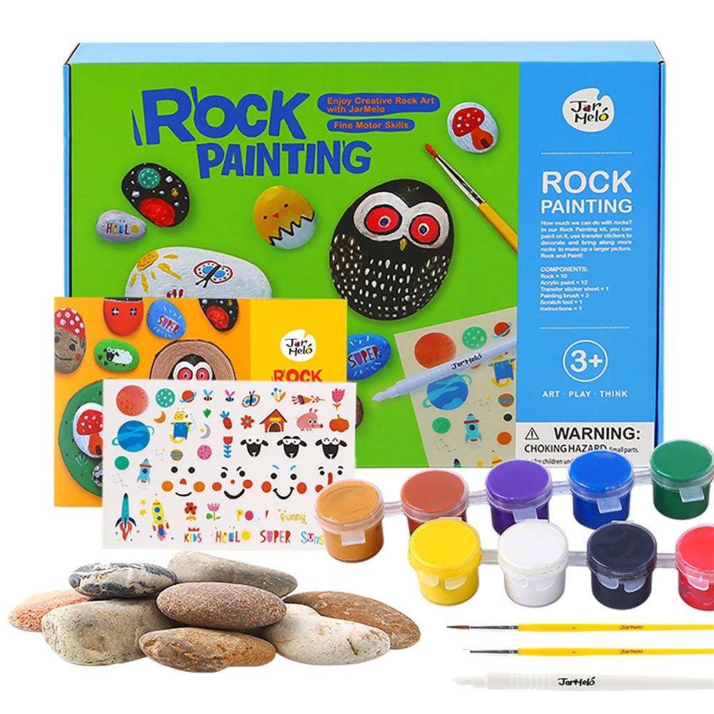 Jar Meló - Rock Painting Craft Kit