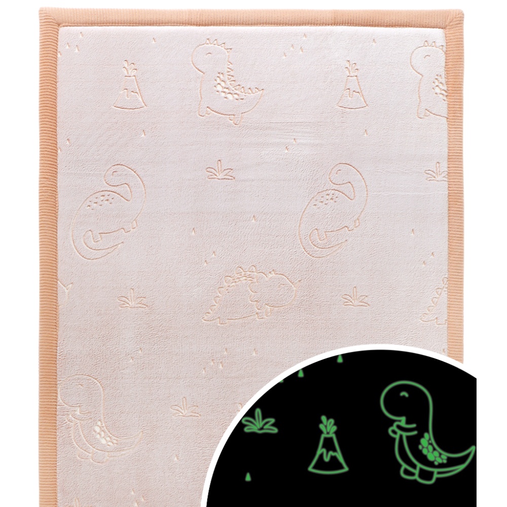 Hakuna Matte - GlowCloud Play Mat Carpet Glow in the Dark - Dinosaurs 170 x 120 x 2.5 cm
