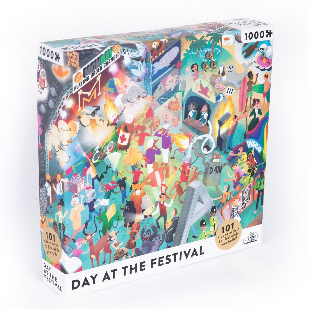 Big Potato Games - Day at the Festival - 101 Music-based Riddles - Jigsaw Puzzle - 1000pcs