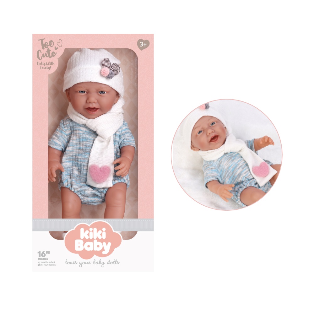 Baby Doll with Clothing & Accessories - Vinyl Body - 40 cm