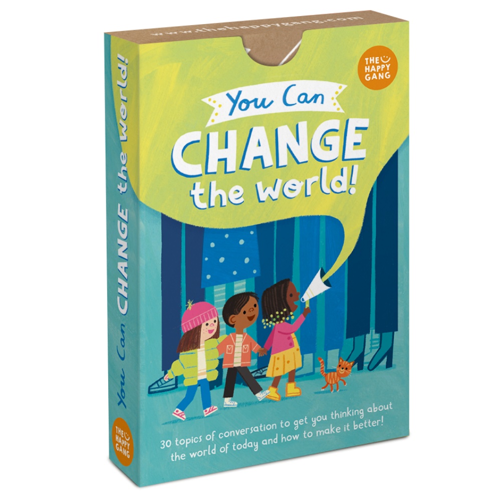 The Happy Gang - You Can Change the World - Conversation Flashcards for Parents & Kids