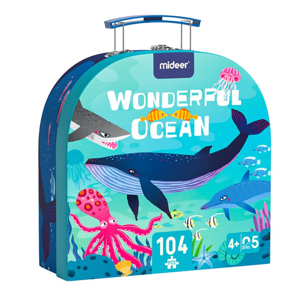 Mideer - Gift Box Puzzle - Wonderful Ocean - 104pcs