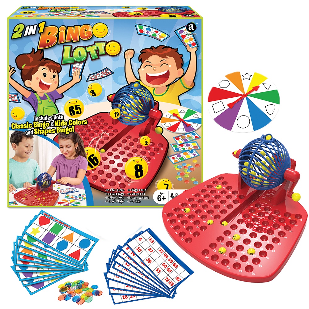 Ambassador - 2-in-1 - Classic Bingo & Colour and Shape Lotto