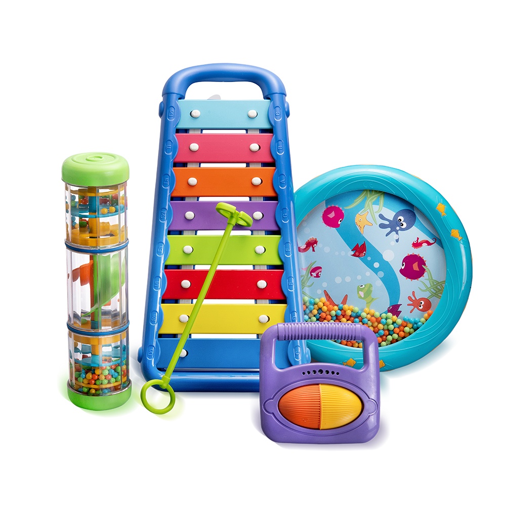 Halilit - Music Instrument for Babies & Toddlers - Little Hands Musical Band Gift Set of 4 -**