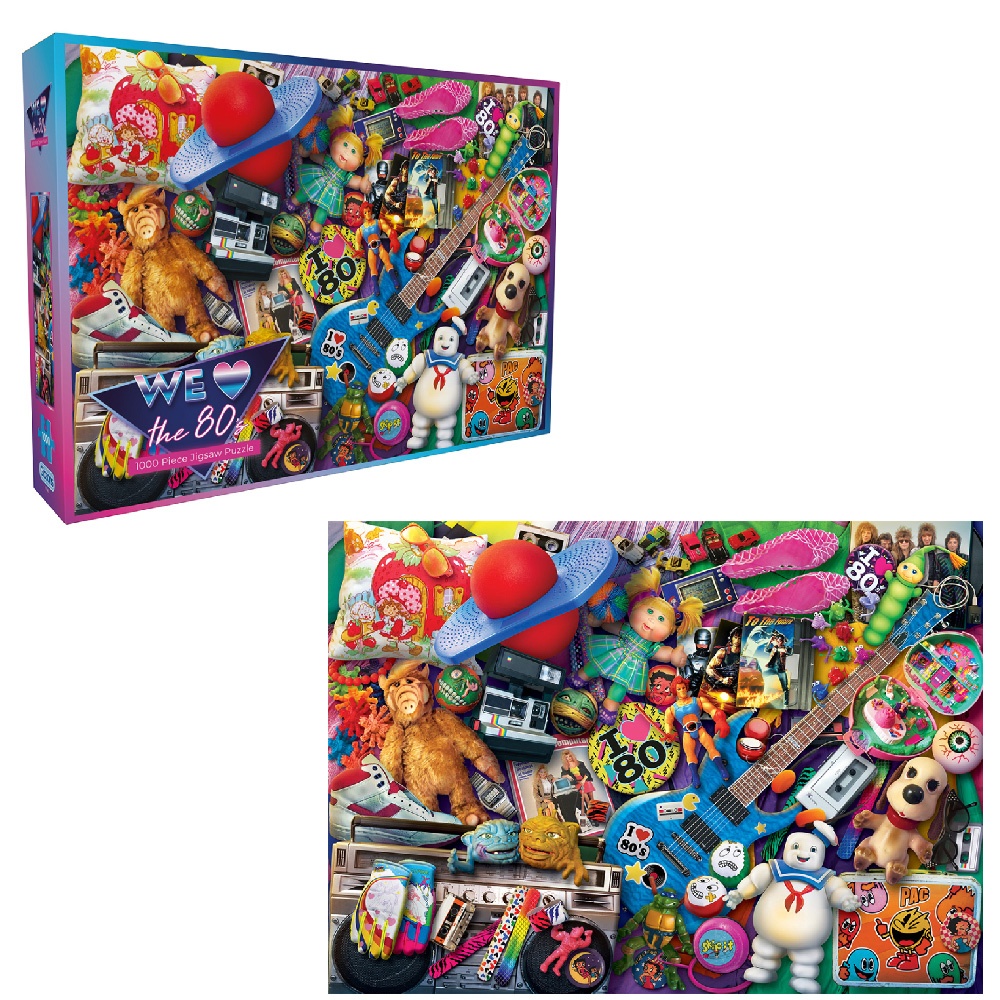 Gibsons - We Love the 80s - 1000 Piece Jigsaw Puzzle