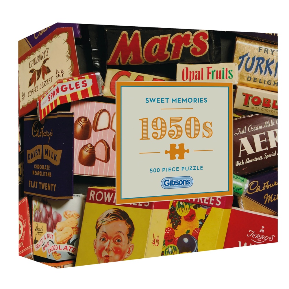 Gibsons - Sweet Memories of the 1950s - 500 Piece Jigsaw Puzzle in Gift Box