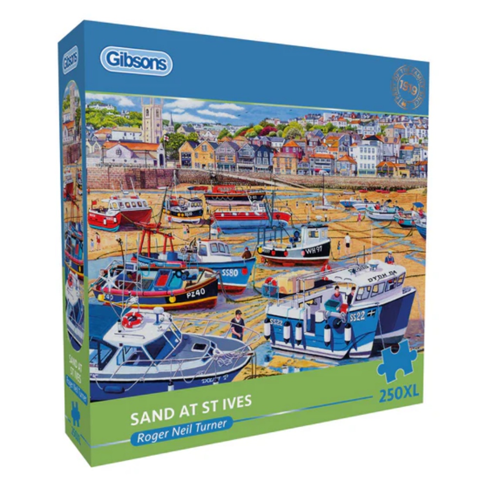 Gibsons - Sand at St Ives - XL Pieces - 250 Piece Jigsaw Puzzle