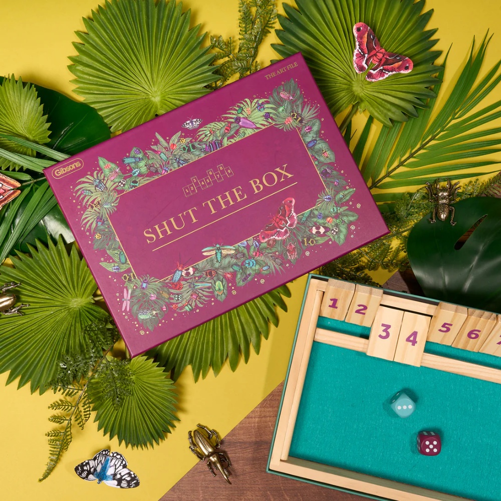 Gibsons - The Art File: Shut the Box Family Board Game