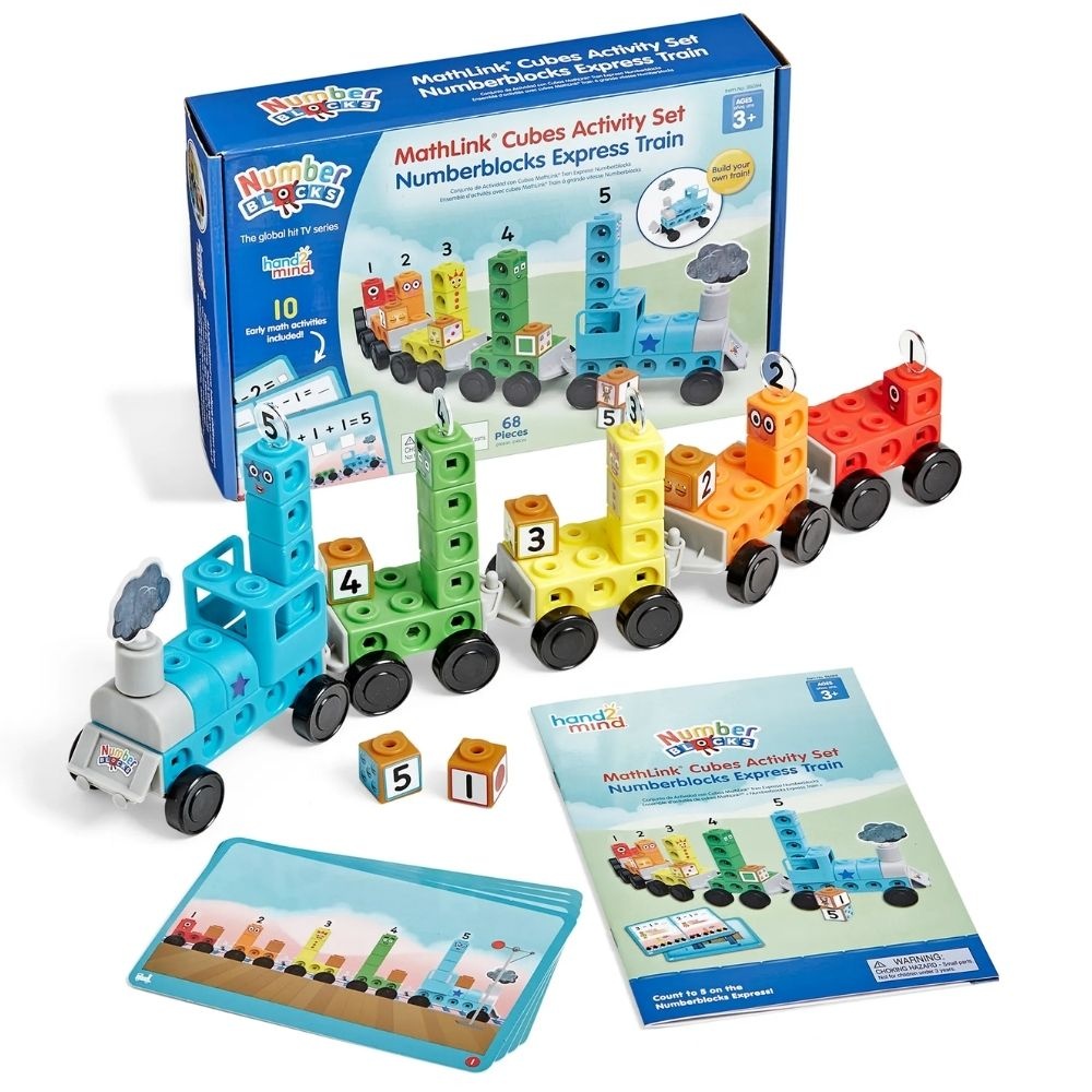 Hand2Mind - MathLink® Cubes Activity Set Numberblocks® Express Train