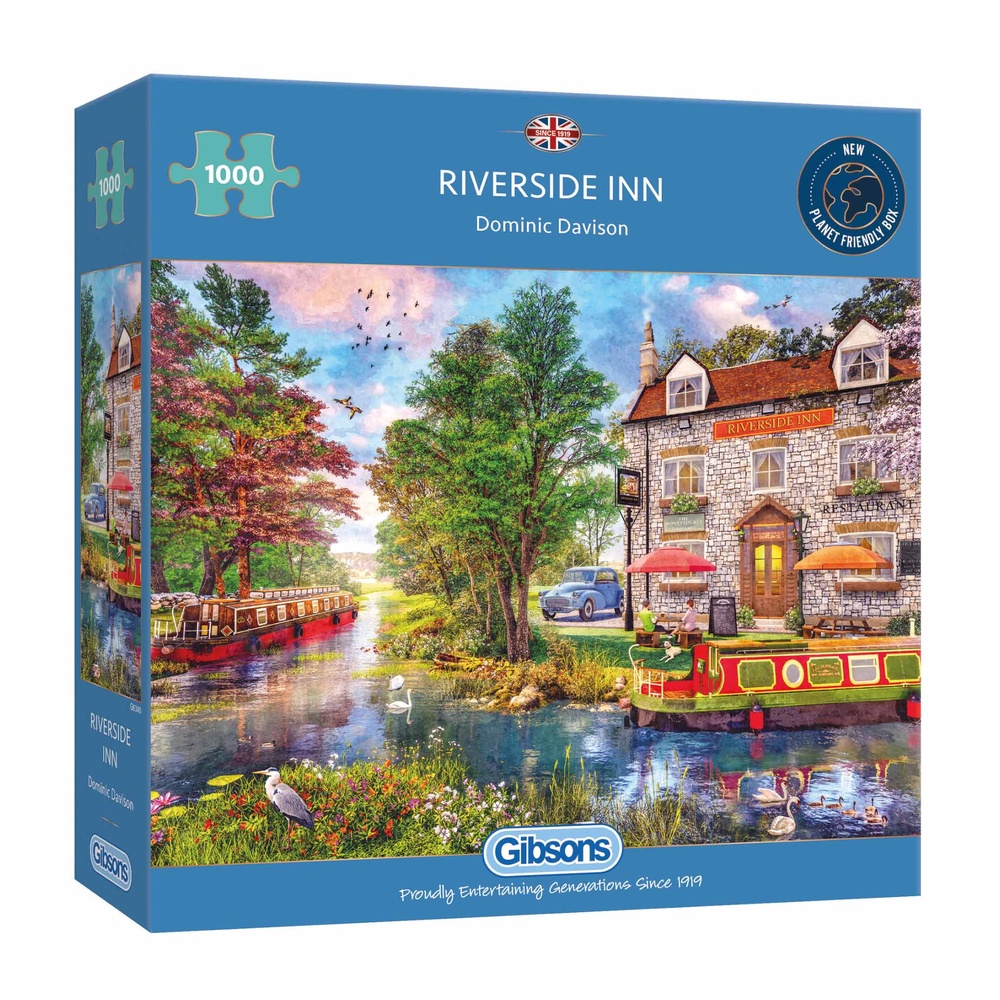 Gibsons - Riverside Inn - 1000 Piece Jigsaw Puzzle