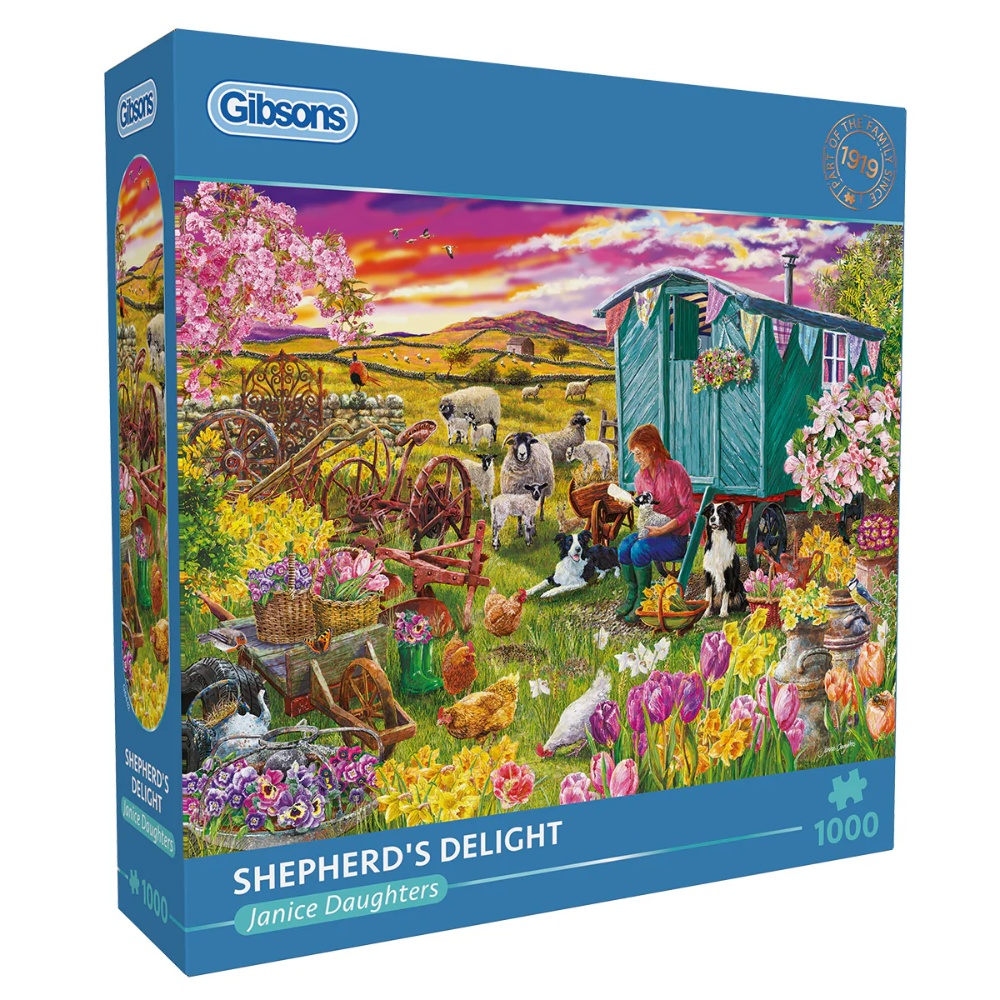 Gibsons - Shepherd's Delight - 1000 Piece Jigsaw Puzzle