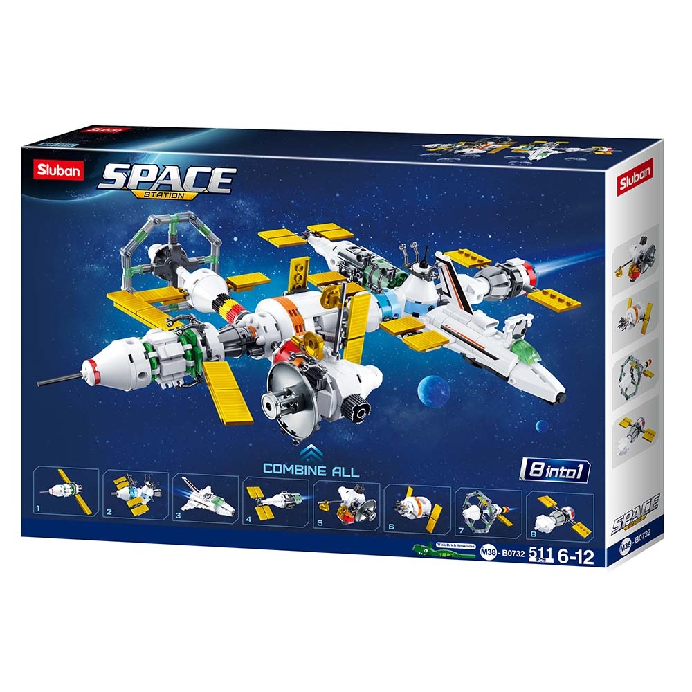 Sluban Building Set: Space - International Space Station - 512pcs