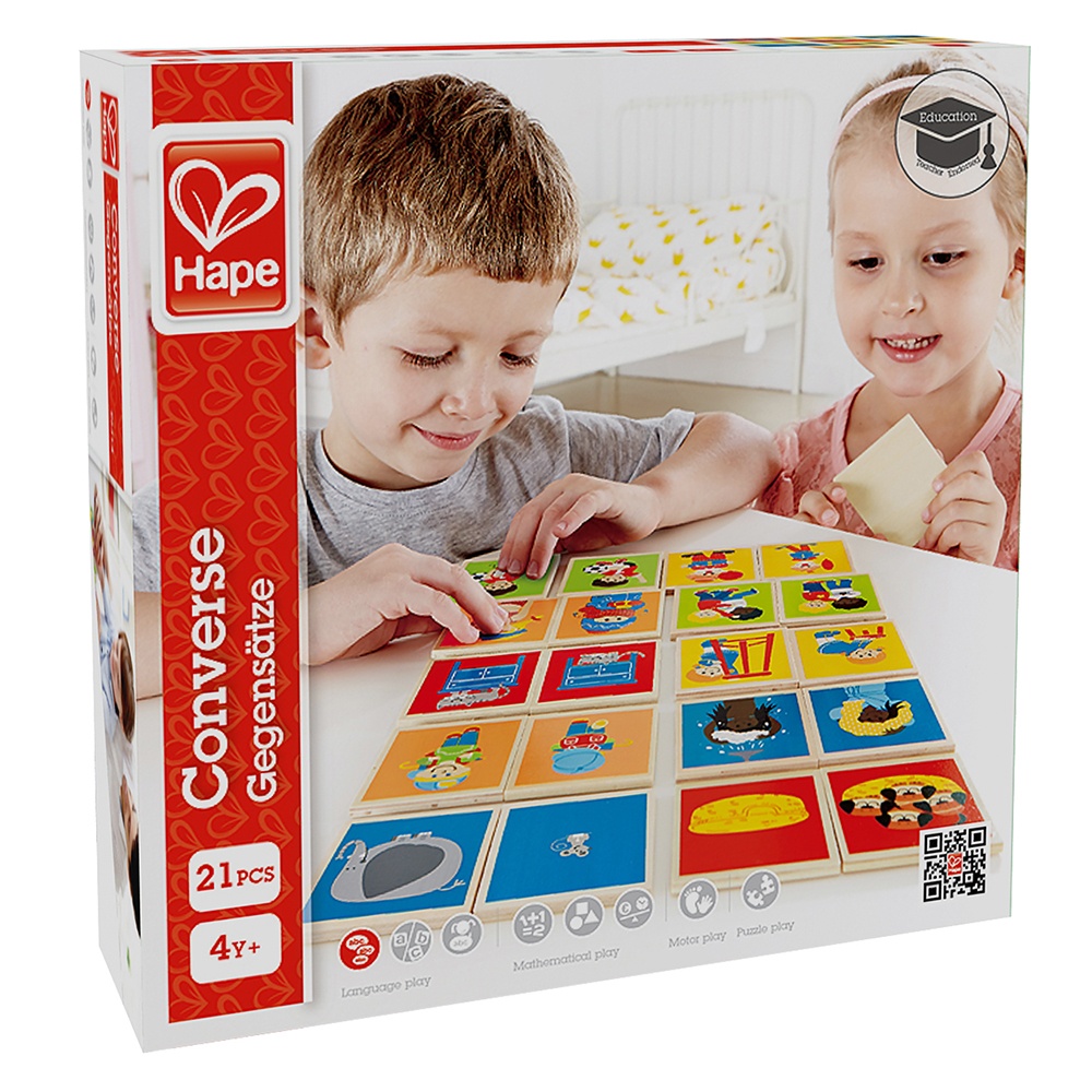 Hape - Home Education - Converse - 21pcs -**