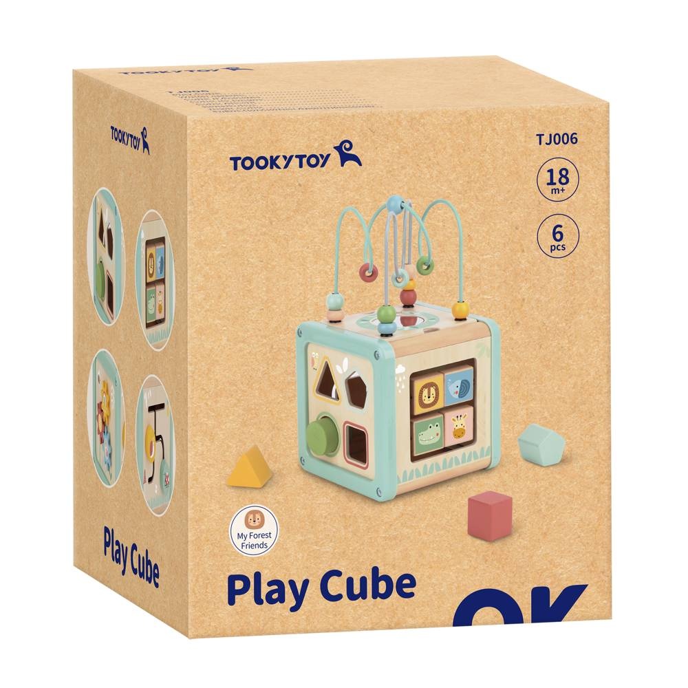 TookyToy - Pastel Play Cube Activity Toy