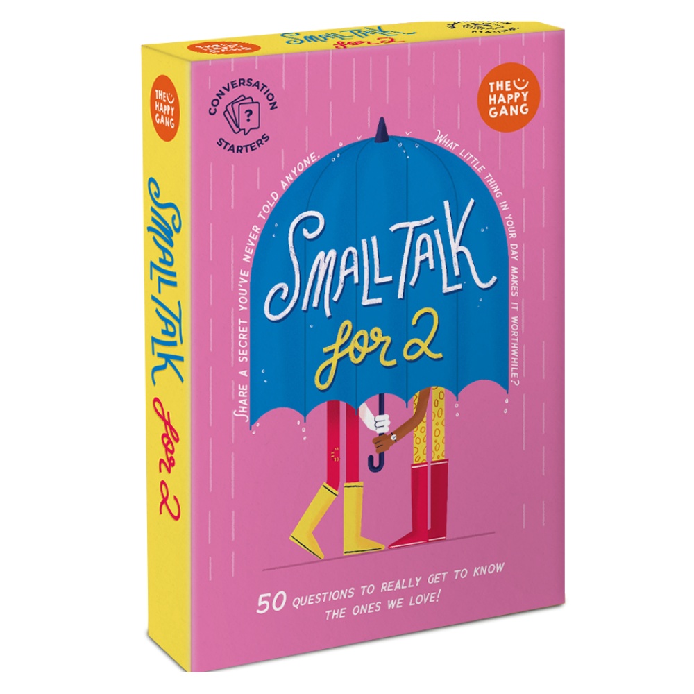 The Happy Gang - Small Talk for 2 Family Card Game for Couples & Friends