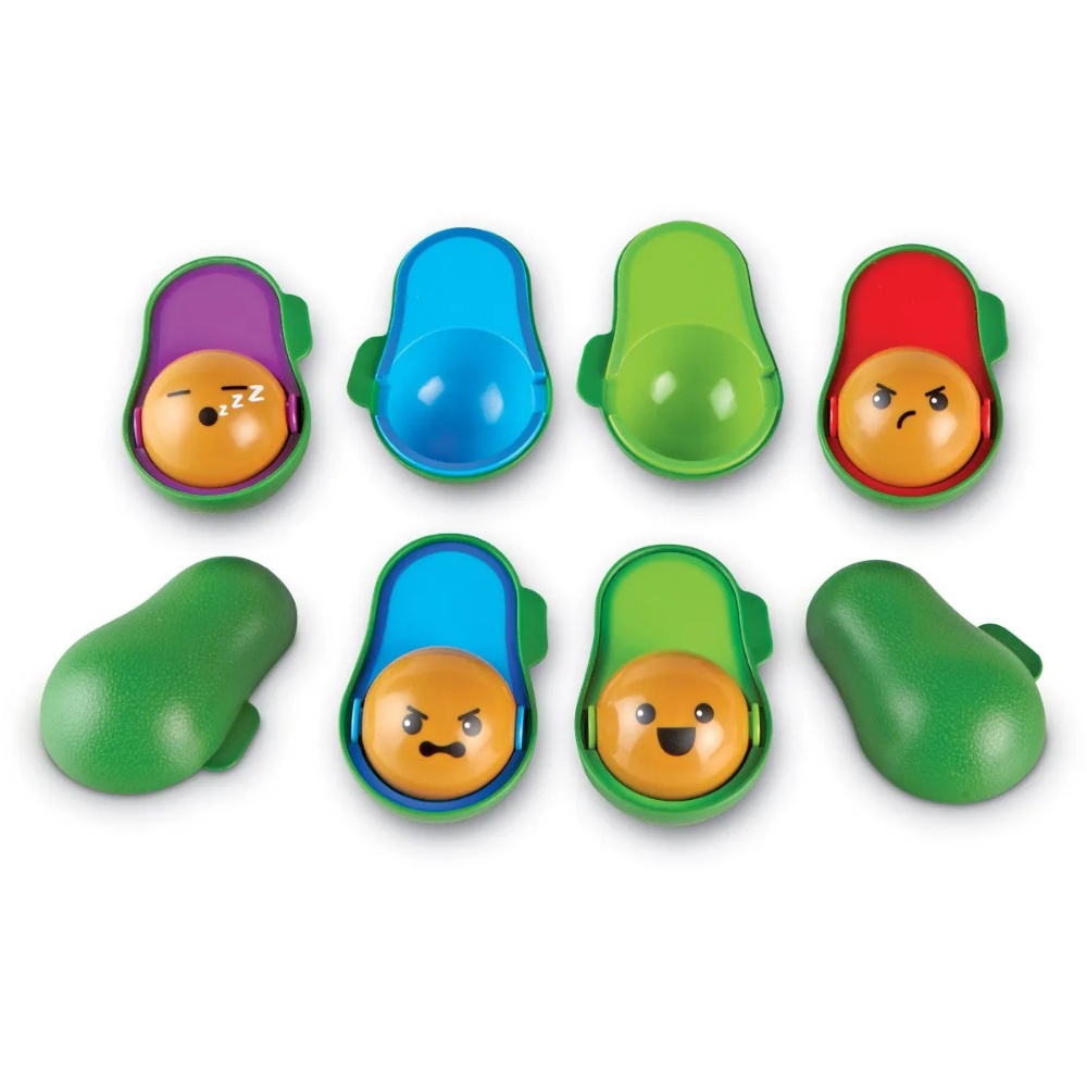 Learning Resources - Learn-A-Lot Avocados SEL Emotions Fine Motor Toy for Toddlers
