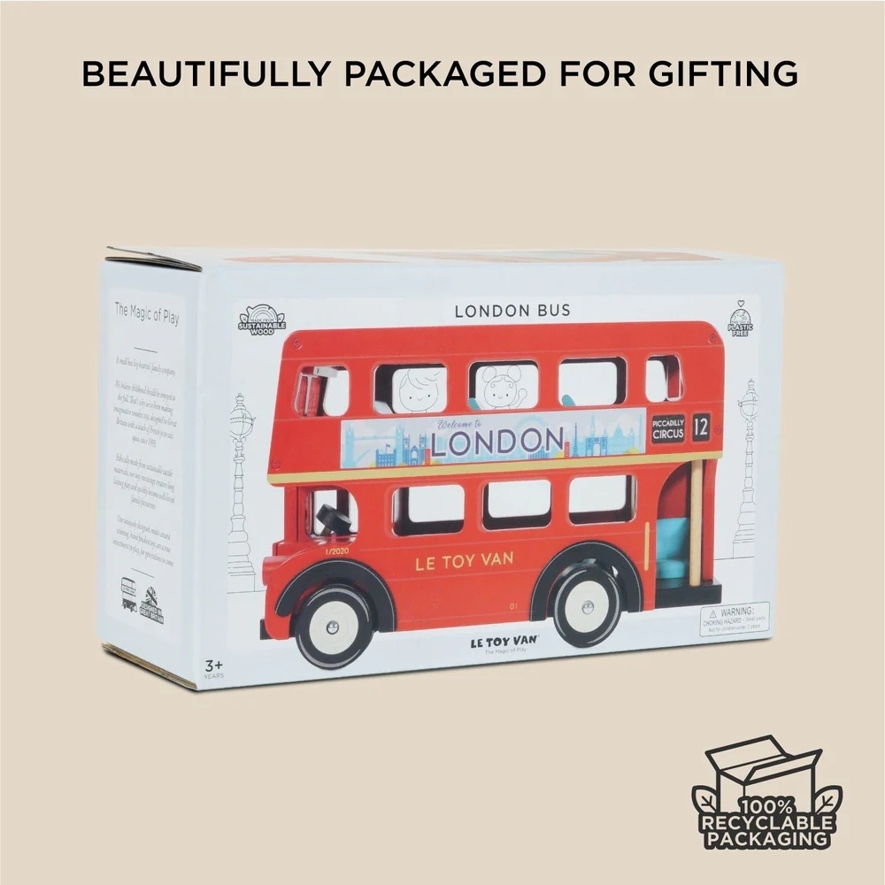 Le Toy Van - London Wooden Toy Bus