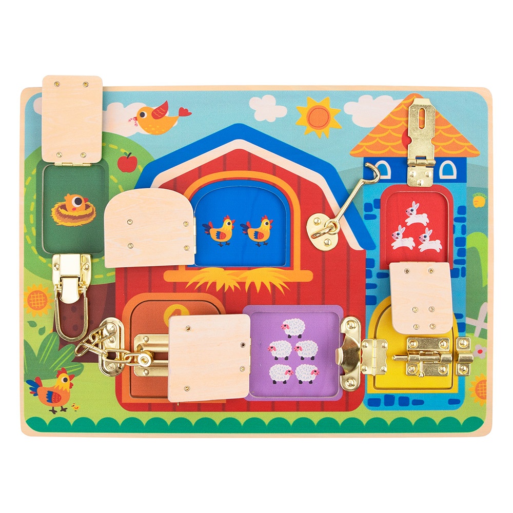 TookyToy - Latches Activity Activity Busy Board