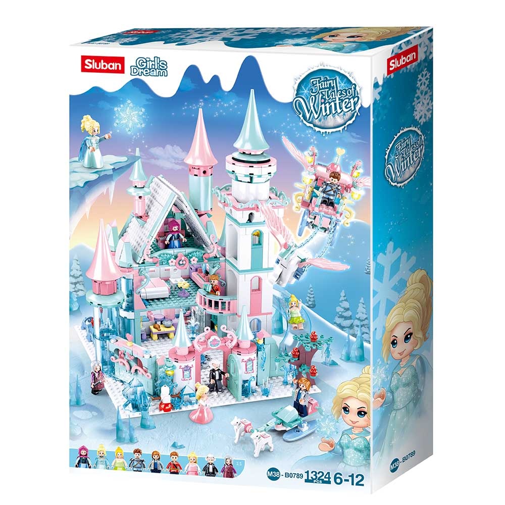 Sluban Building Set: Girls Dream - Fairy Tale of Winter - 1,324pcs