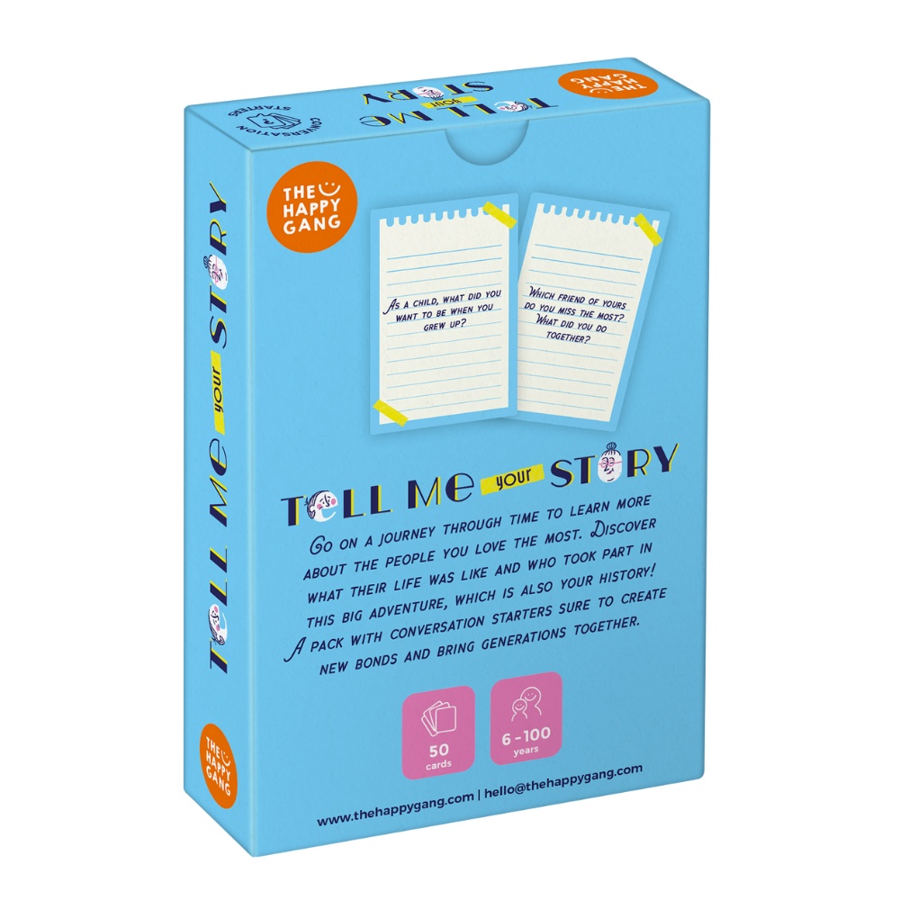 The Happy Gang - Tell Me Story Family Card Game for Kids & Adults