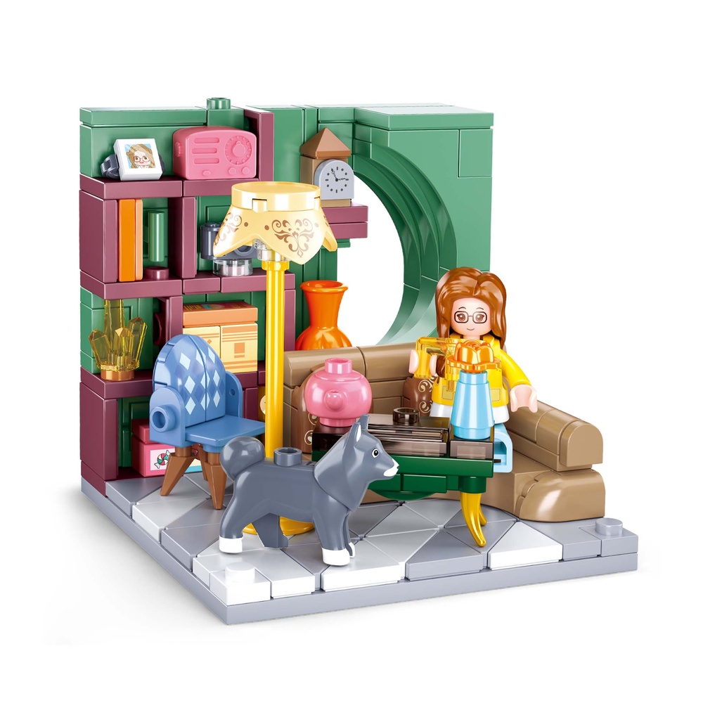 Sluban Building Set: Mini Handcraft - Living Room - 219pcs