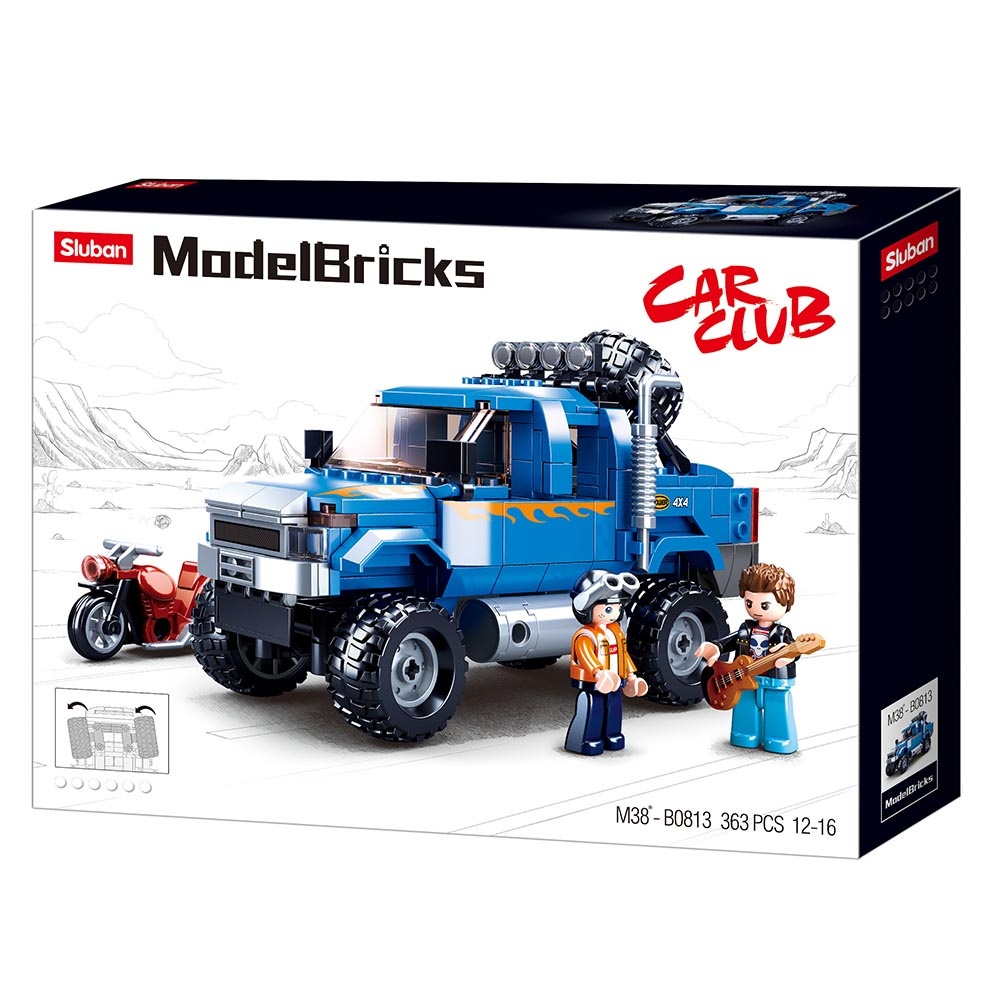 Sluban Building Set: Model Bricks - F350 - 363pcs