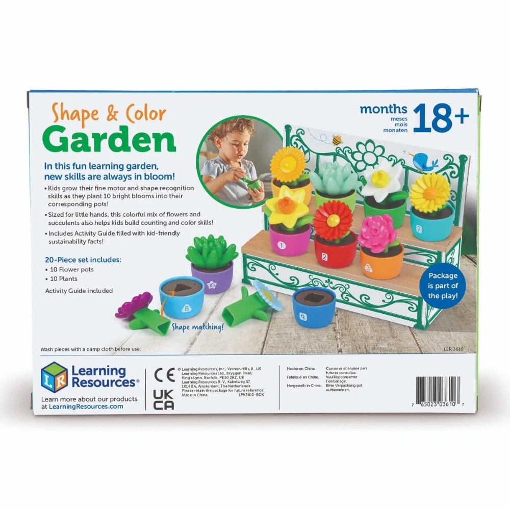 Learning Resources - Shape & Colour Garden Matching Toy