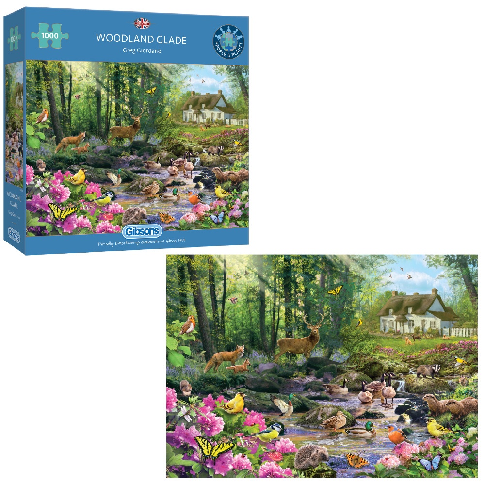 Gibsons - Woodland Glade - 1000 Piece Jigsaw Puzzle