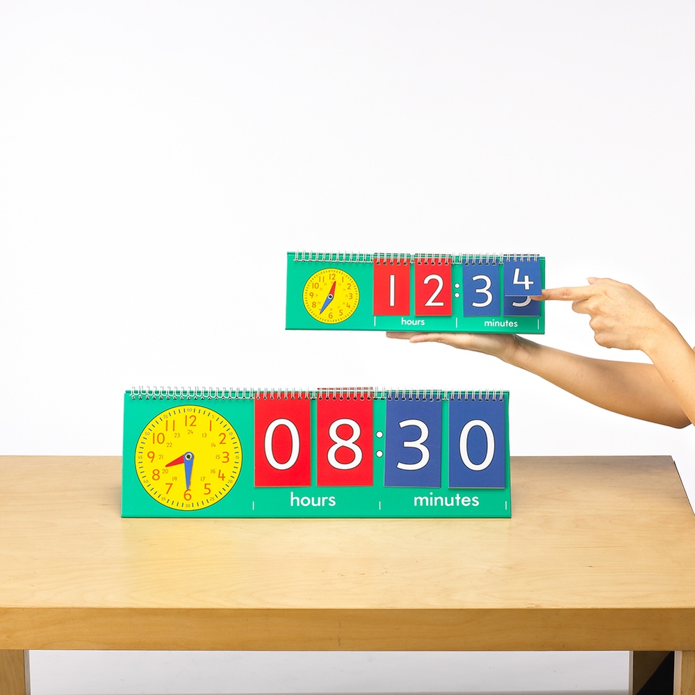 EDX Education - Flip Chart - Tell Time - Demo - 1pcs
