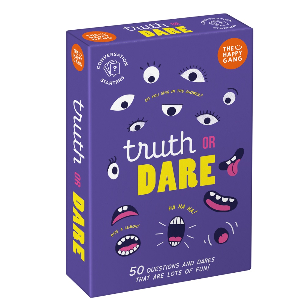 The Happy Gang - Truth or Dare Card Game - Conversation Starters for Families