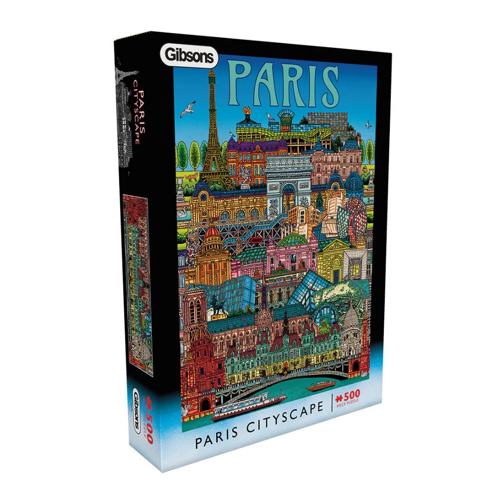 Gibsons - Paris Cityscape - 500 Piece Jigsaw Puzzle