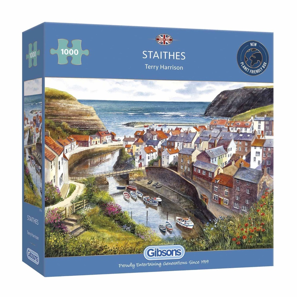 Gibsons - Staithes - 1000 Piece Jigsaw Puzzle