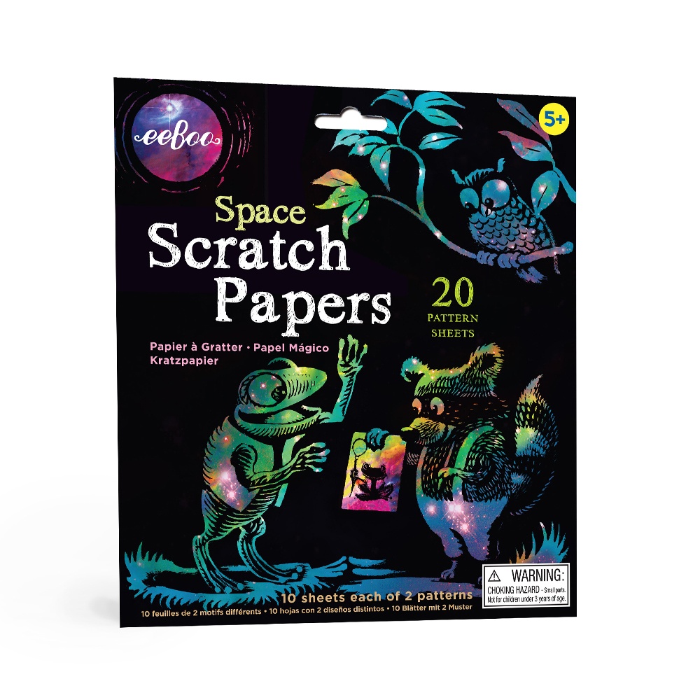 eeBoo - Space Scratch Papers
