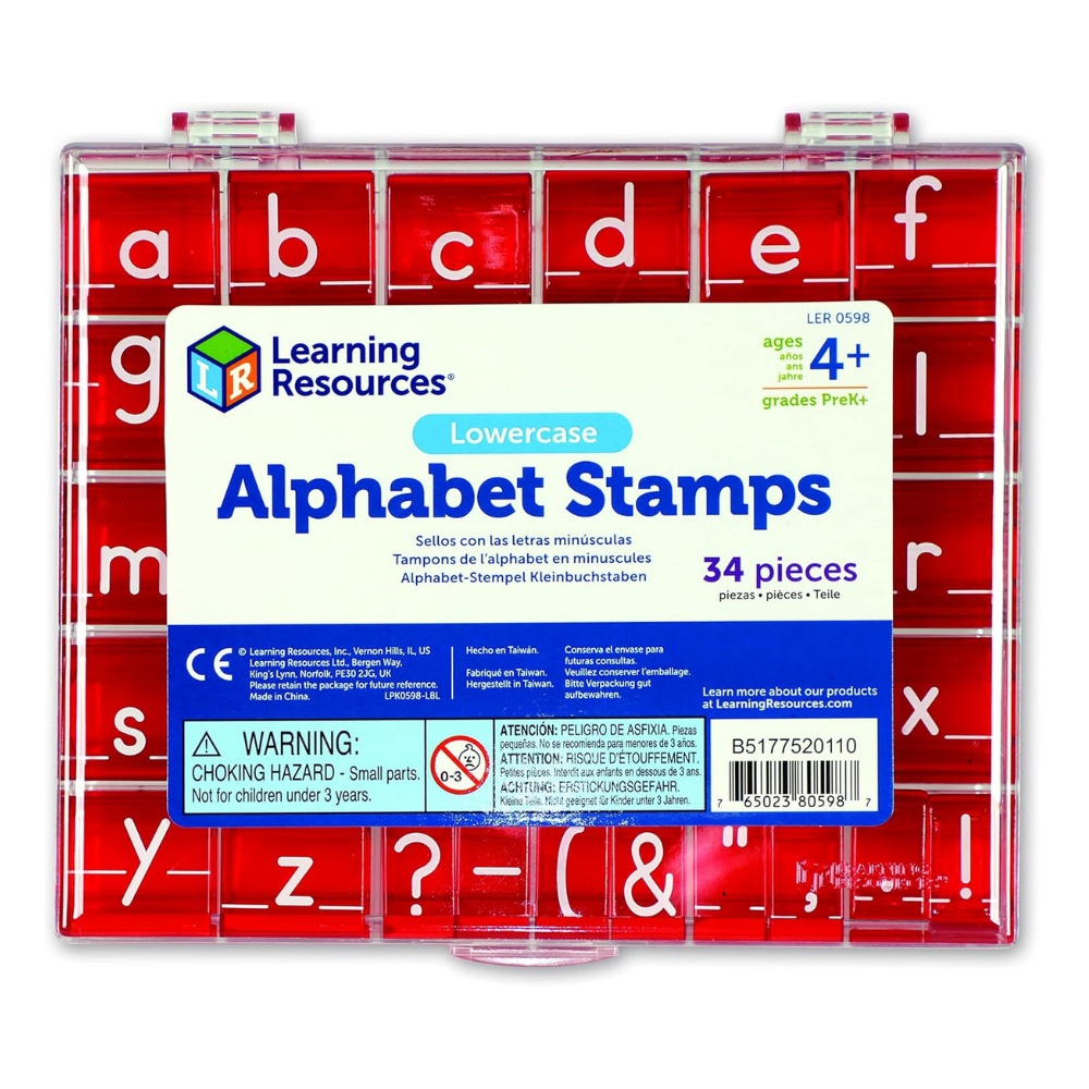 Learning Resources - Lowercase Alphabet Stamps Set