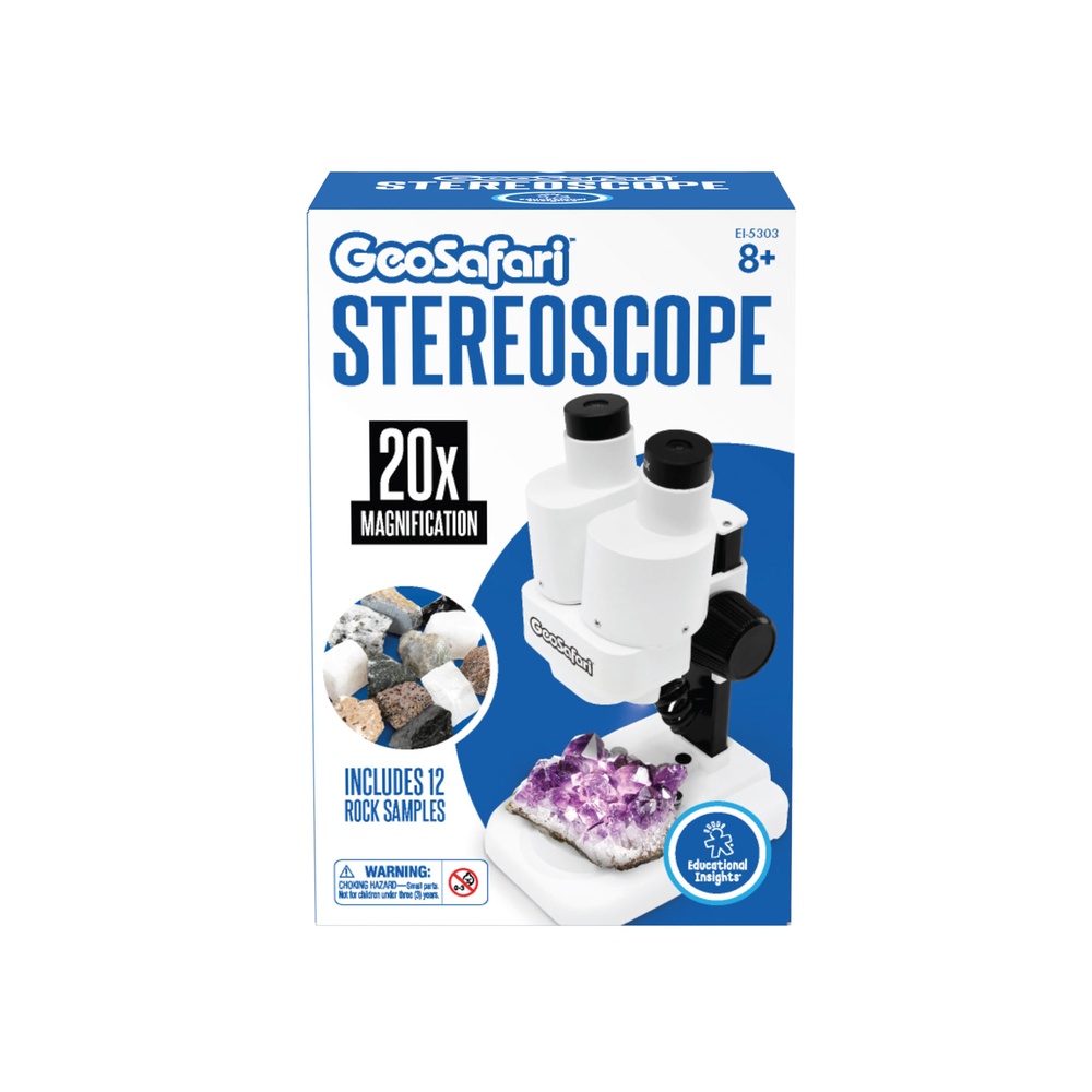 Educational Insights - GeoSafari® Stereoscope Microscope Science Kit Ages 8+