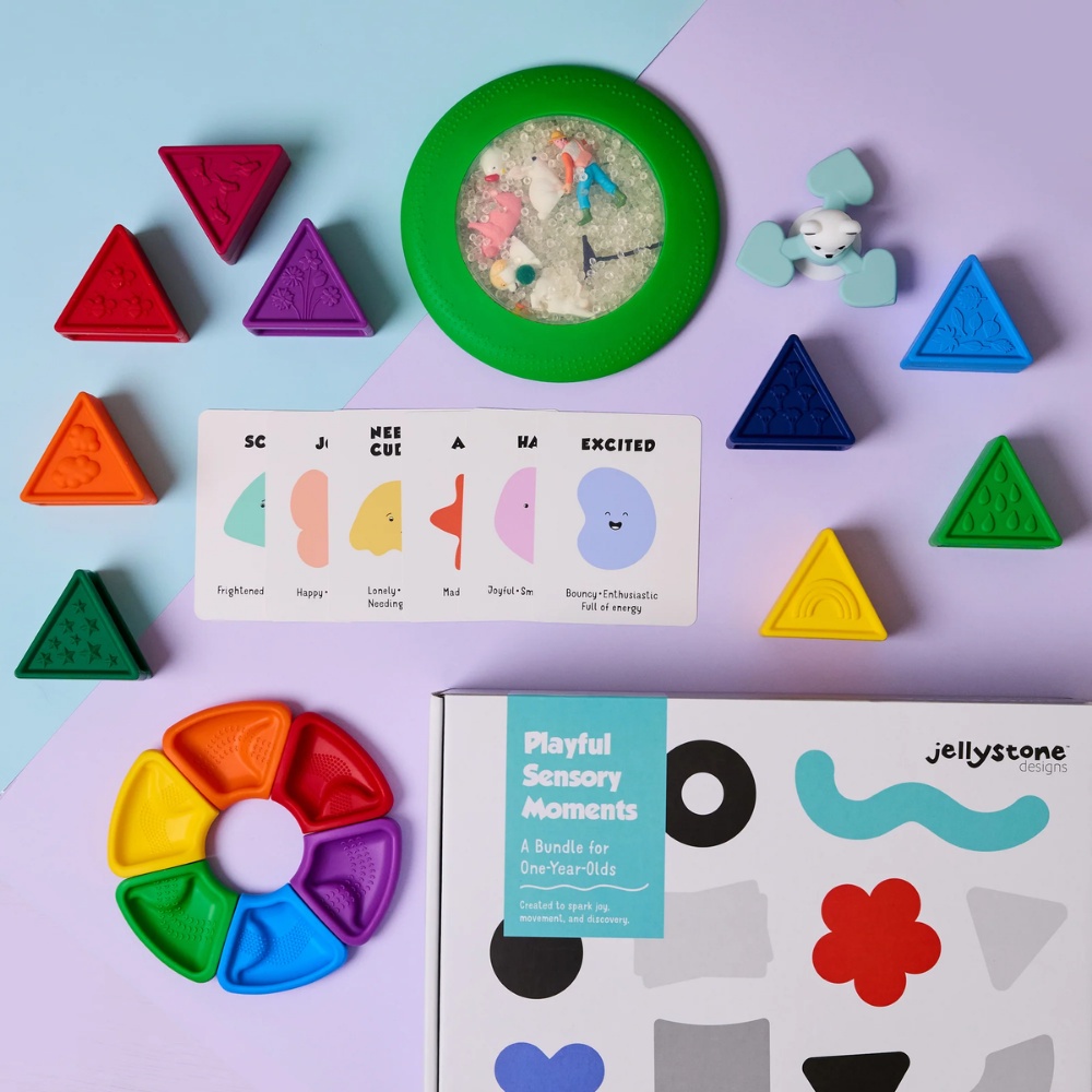 Jellystone Designs - Playful Sensory Moments Gift Bundle for 1 Year Olds