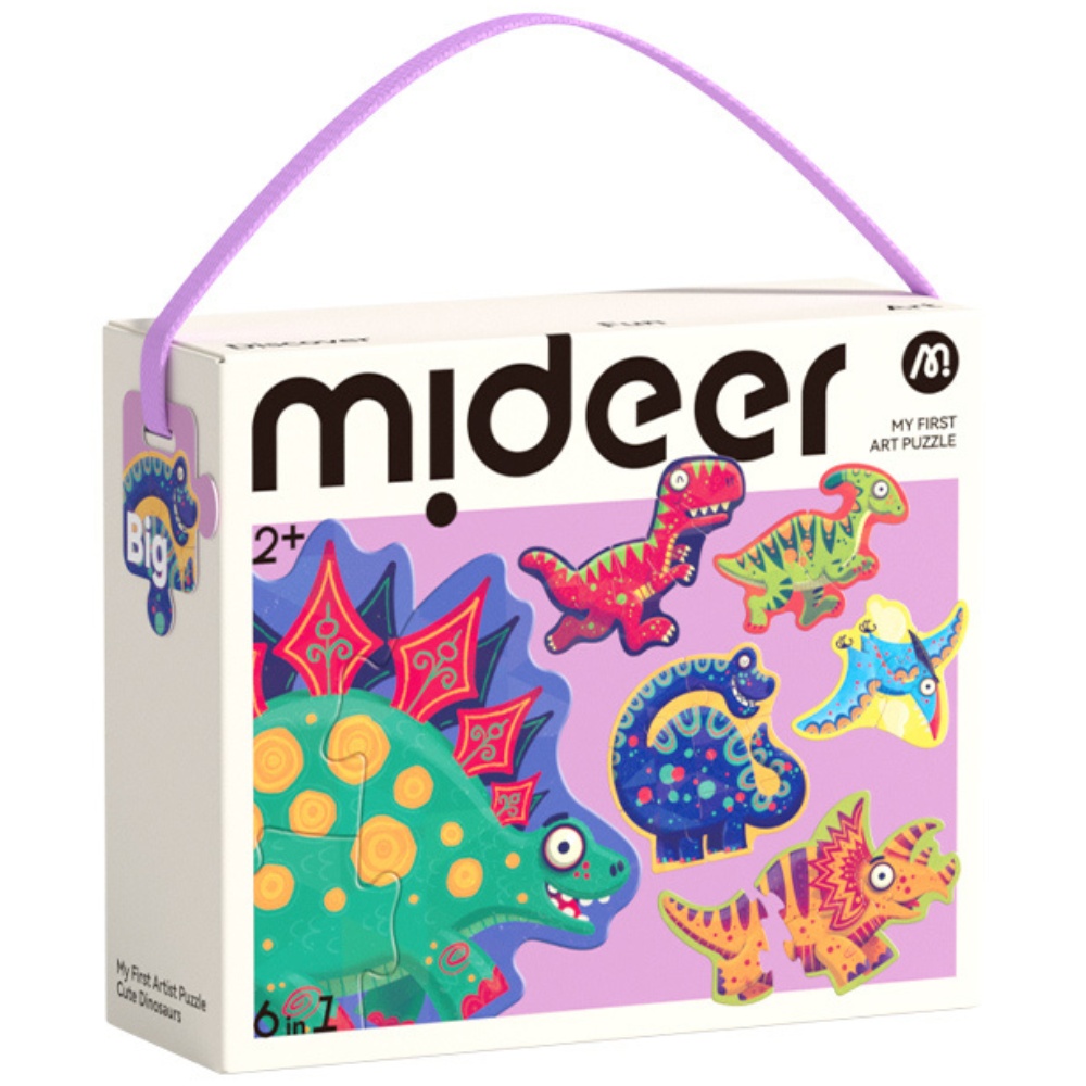Mideer - My First Jigsaw Puzzle for Kids - Cute Dinosaurs