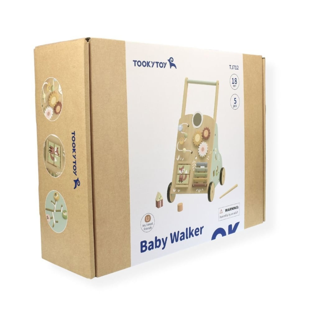 TookyToy - Multi-Activity Baby Walker with Bead Maze & Xylophone