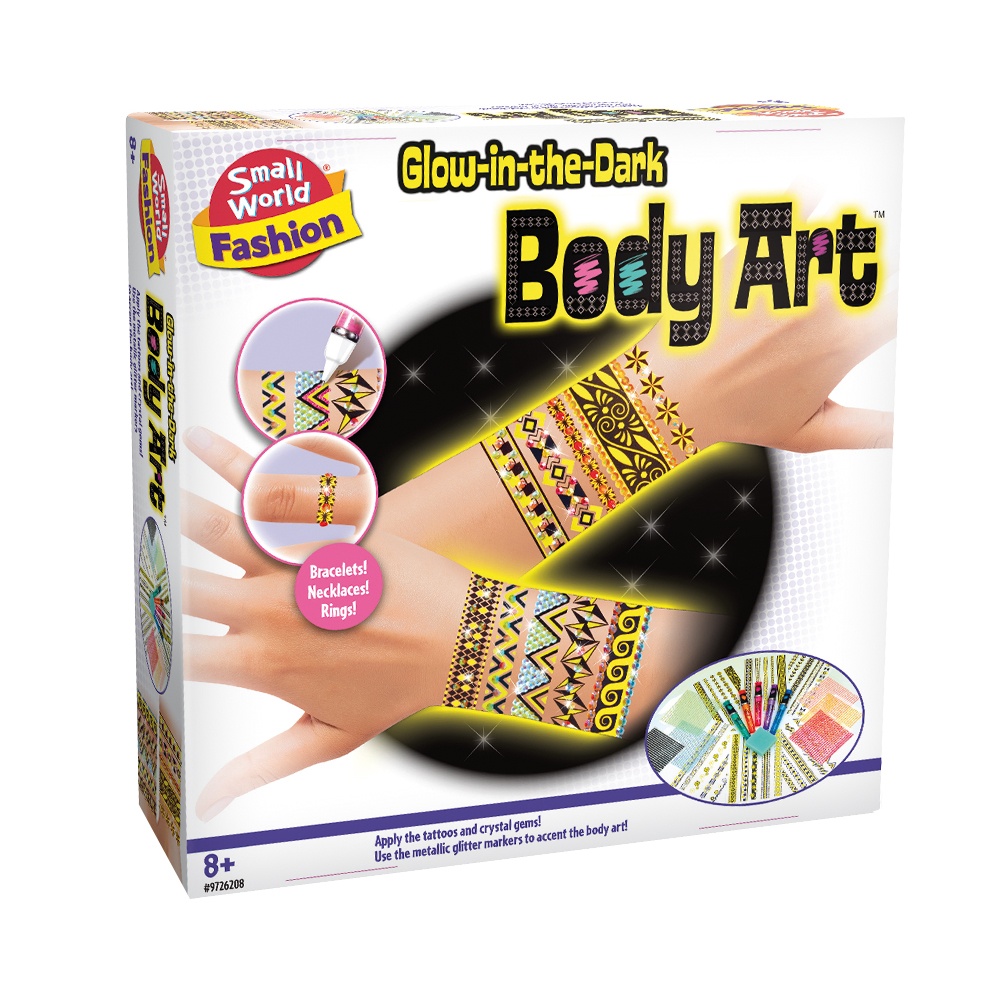 Small World Toys - Glow-in-the-Dark Body Art
