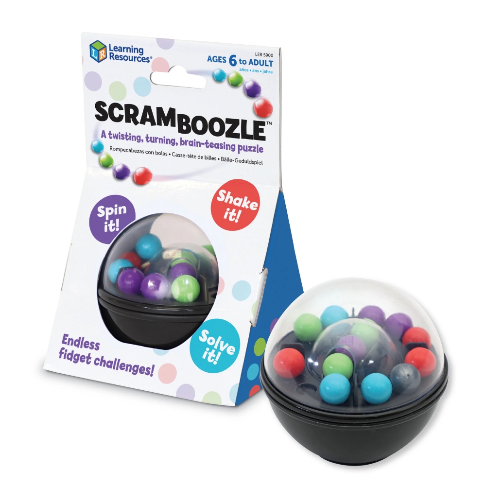 Learning Resources - Scramboozle™ Puzzle Ball - Travel Game for Kids