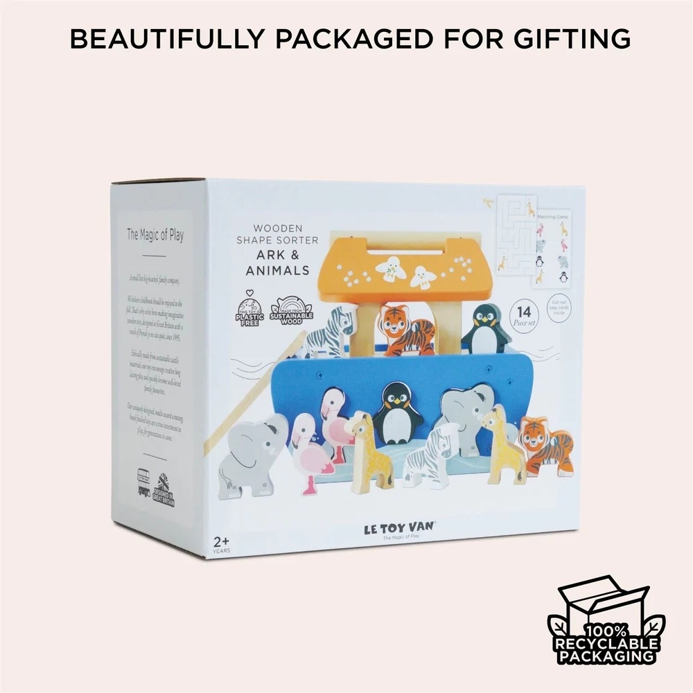 Le Toy Van - Noah's Ark & Animals Shape Sorter