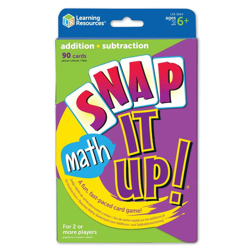 Learning Resources - Snap it Up!® Addition & Subtraction Maths Card Game