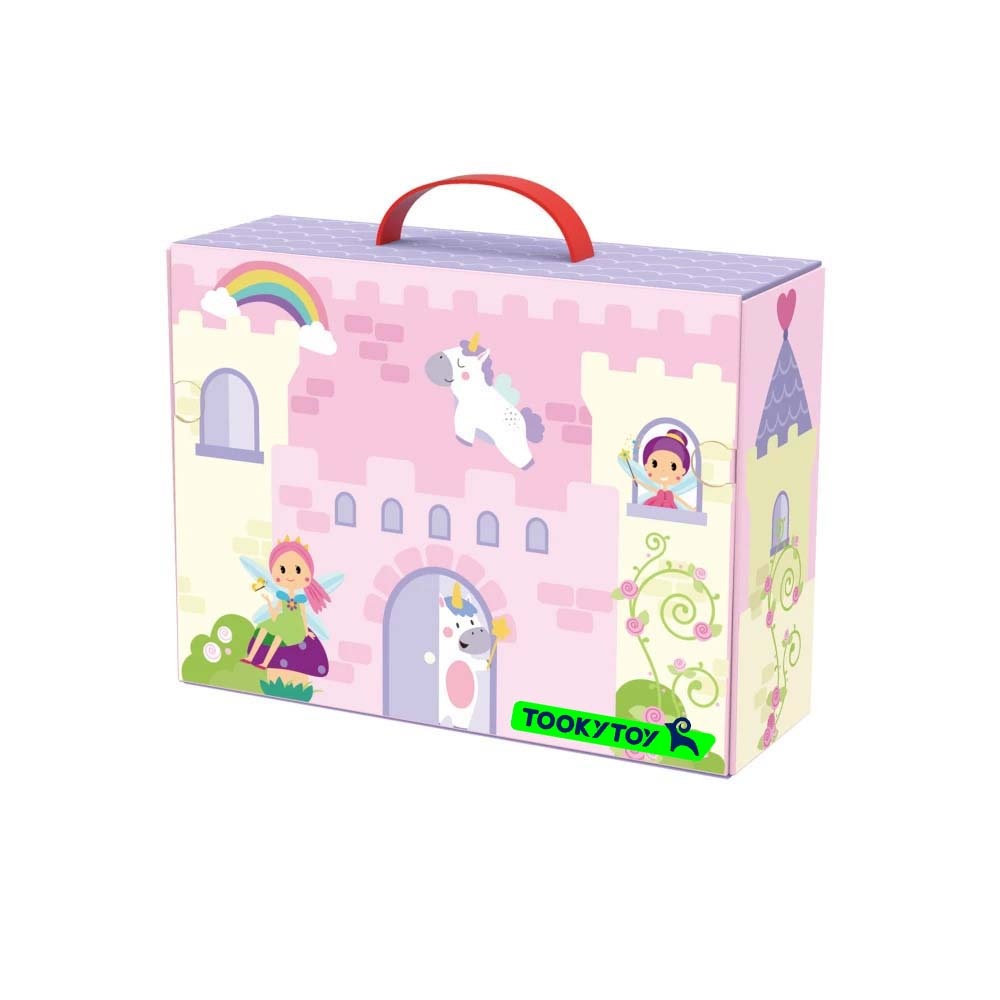 TookyToy - Pretend Play Story Box: Enchanted Castle Toy Set