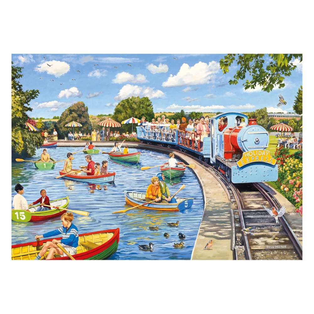 Gibsons - The Boating Lake - 1000 Piece Jigsaw Puzzle