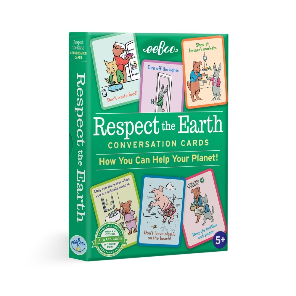 eeBoo - Respect The Earth Flash Cards - Environmental Education Learning Cards -**