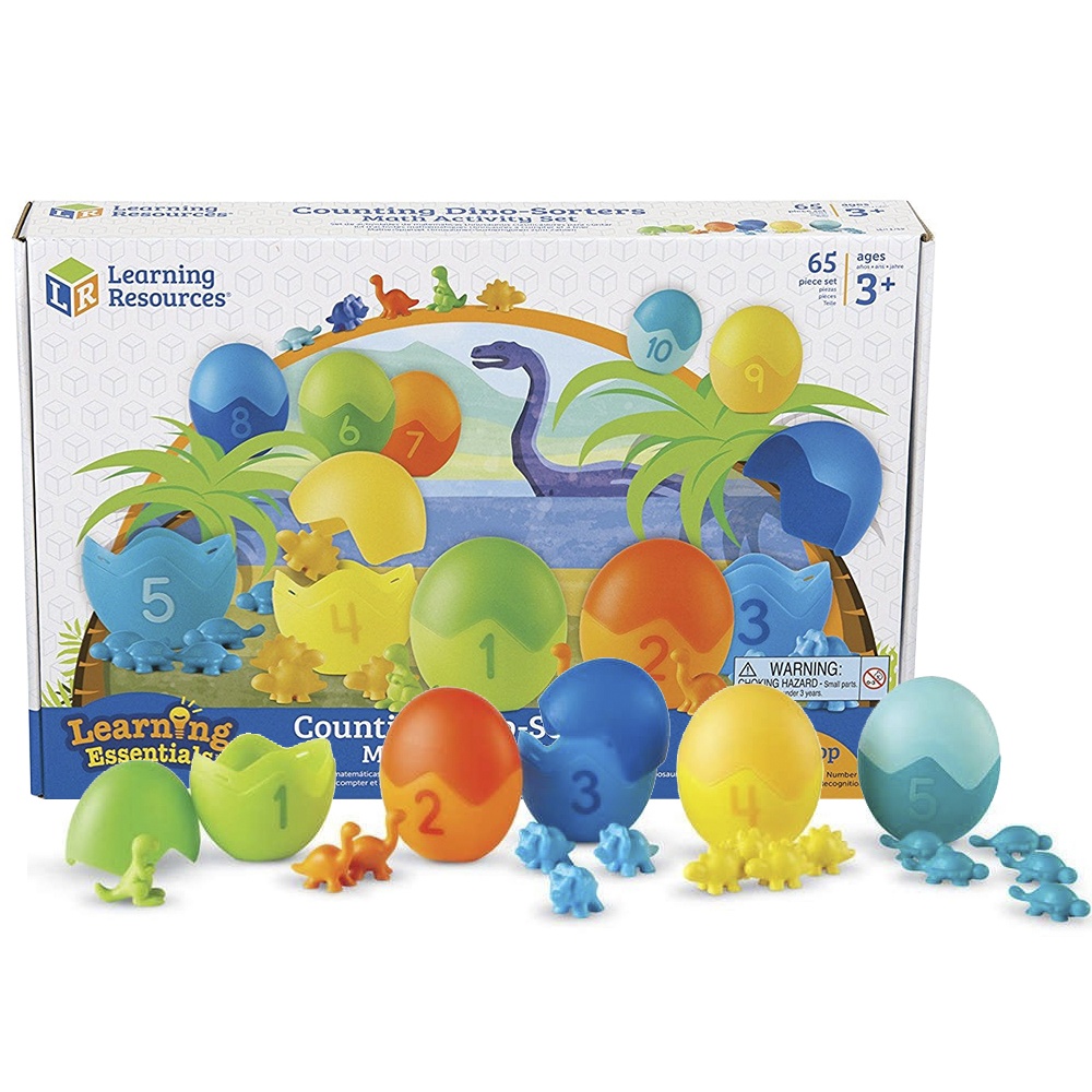 Learning Resources - Counting Dinosaur Sorters Math Activity Toy for Toddlers