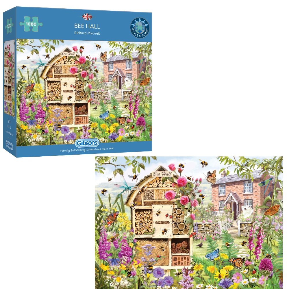Gibsons - Bee Hall - 1000 Piece Jigsaw Puzzle