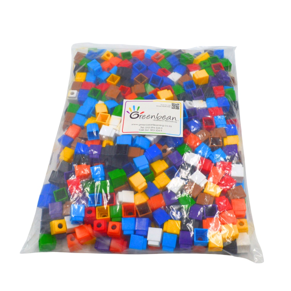 Greenbean - Unifix Cubes - Math Manipulatives - 500pcs